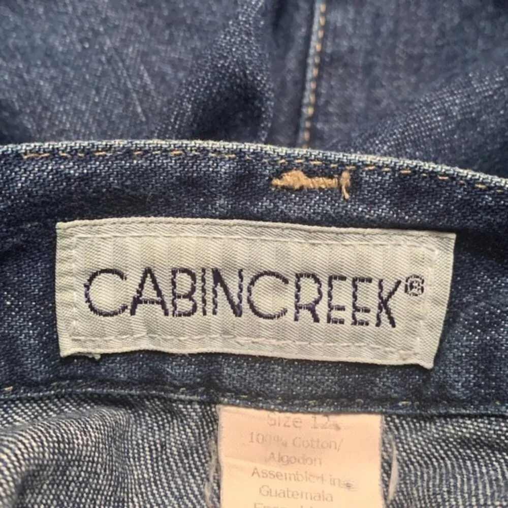 Vintage 90s Cabin Creek Denim Skirt
